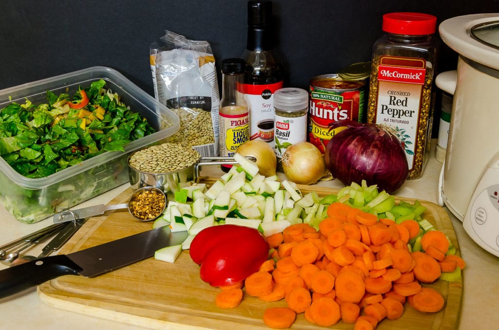 Nutrition Lentil Soup Prep