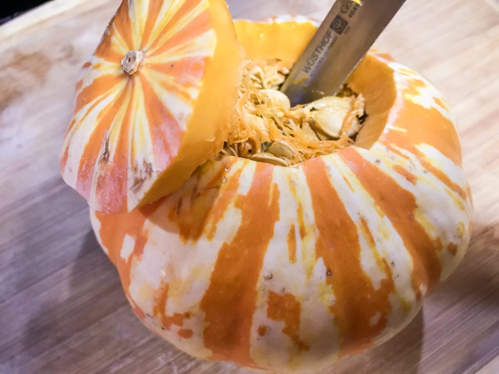 Baked pumpkin