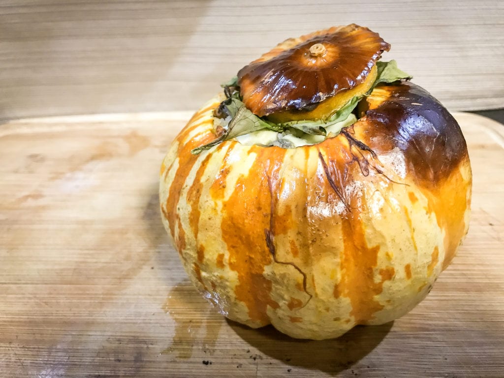 Baked pumpkin