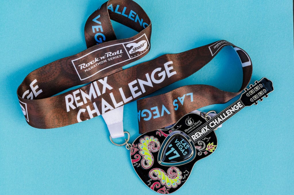 Las Vegas Marathon Medal - Remix Challenge