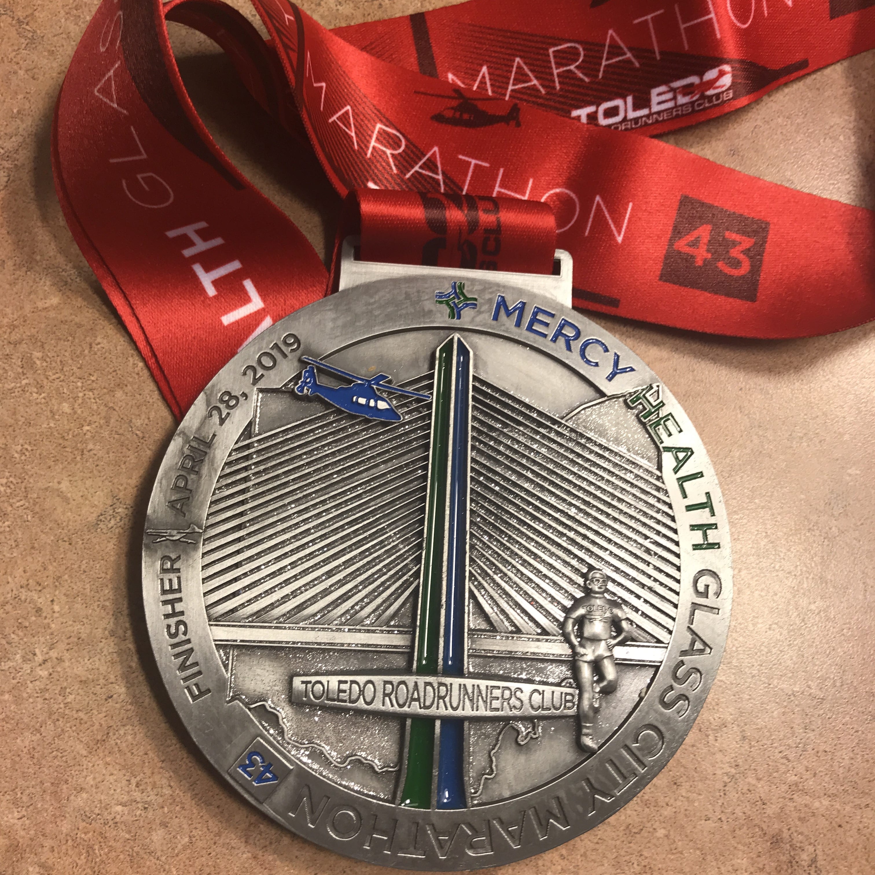 Glass City Marathon 2019 - marathon on low mileage